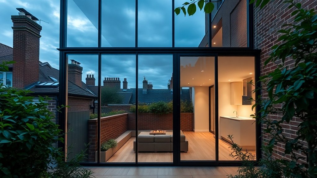 Glass Extension Walls Teddington